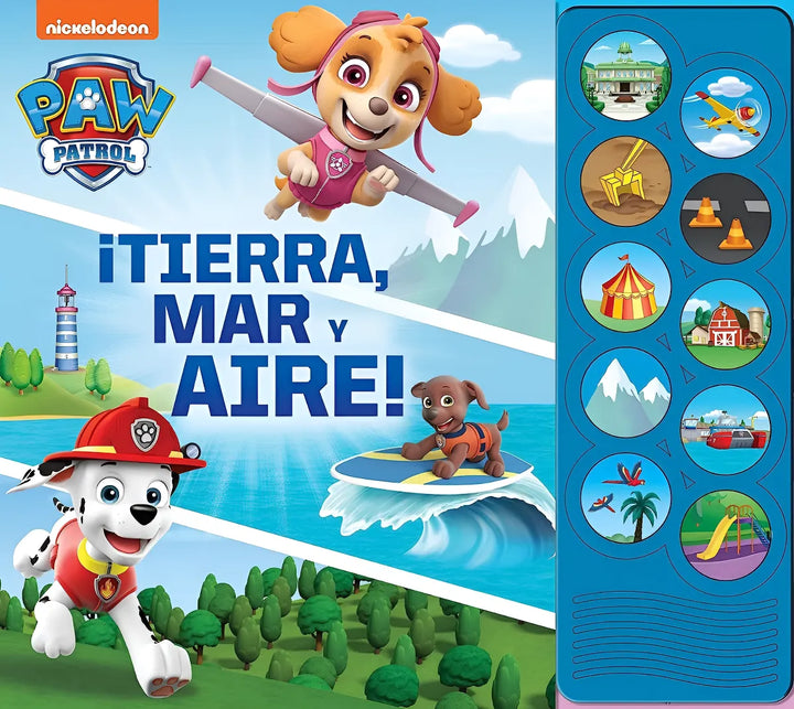 Libro Interactivo Paw Patrol Tierra Mar Y Aire