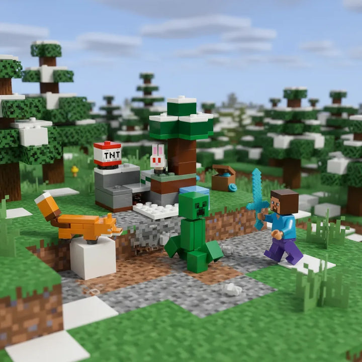 Juego Construcción Minecraft Aventura La Taiga Lego Original