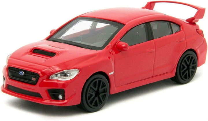 Carro Coleccionable Bburago A Escala 1/43 Subaru Wrx Sti Rojo