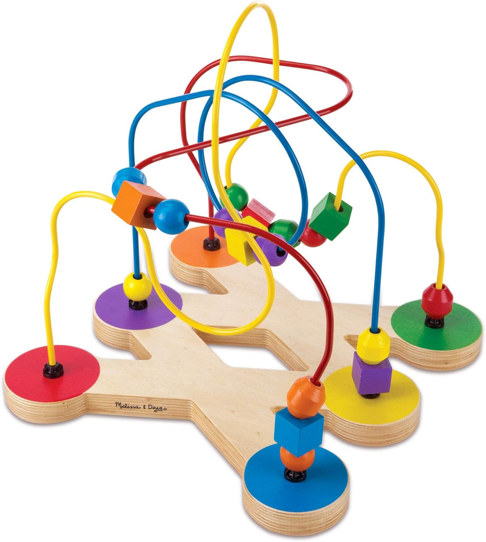 Juguete Laberinto De Cuentas de Madera Para Niños
