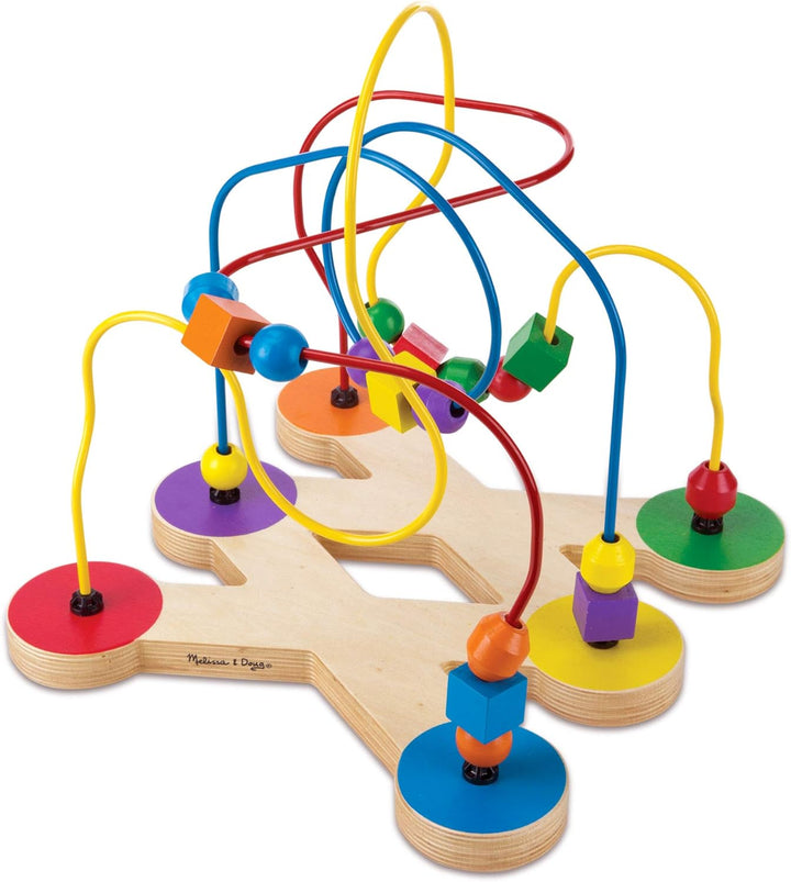 Juguete Laberinto De Cuentas de Madera Para Niños