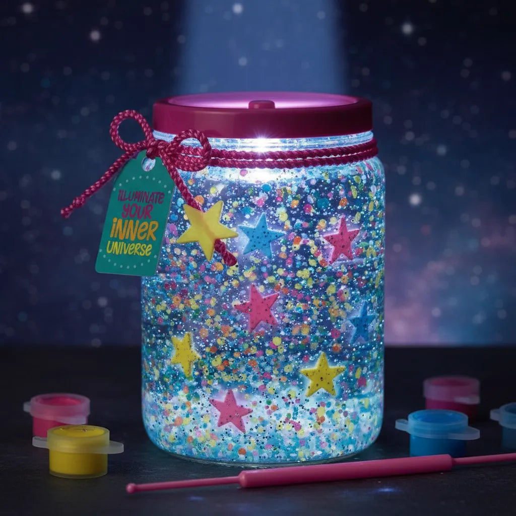 Juego De Ciencia Frasco Galaxia Luminoso 4 M