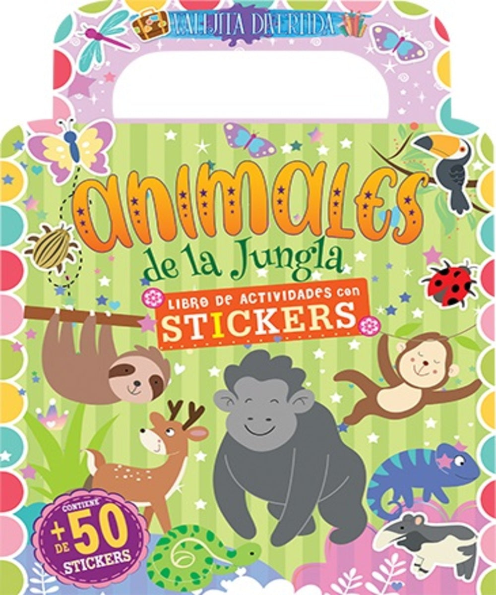 Libro Didáctico De Animales De Jungla Actividades Niños