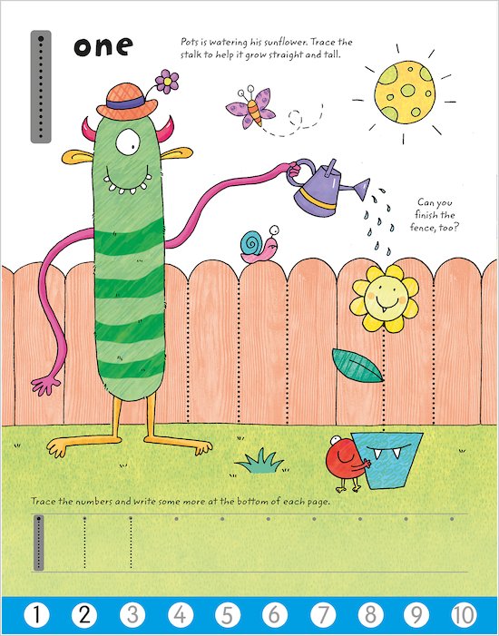 Libro Infantil Números Aprendizaje Borrable Niños