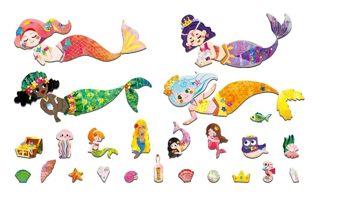 Juego Sirenas Magnéticos Para Niños