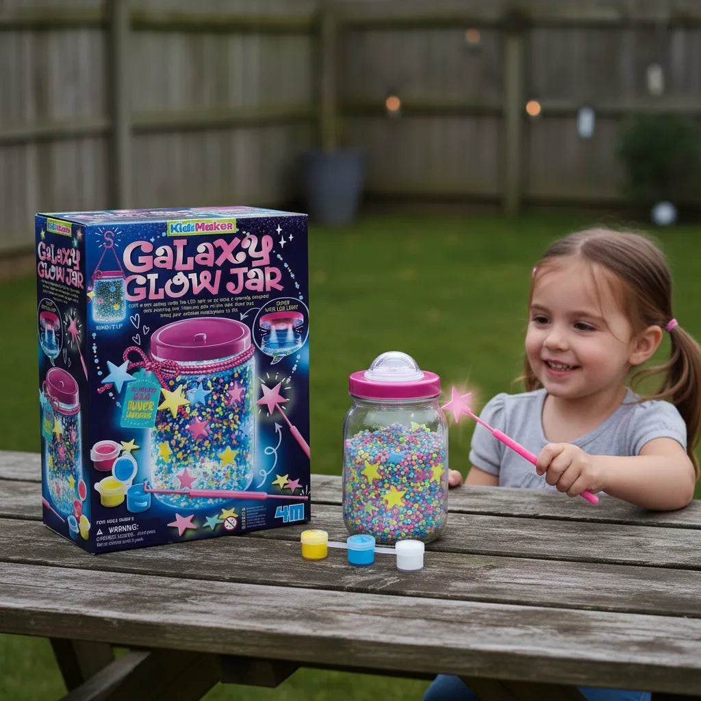 Juego De Ciencia Frasco Galaxia Luminoso 4 M