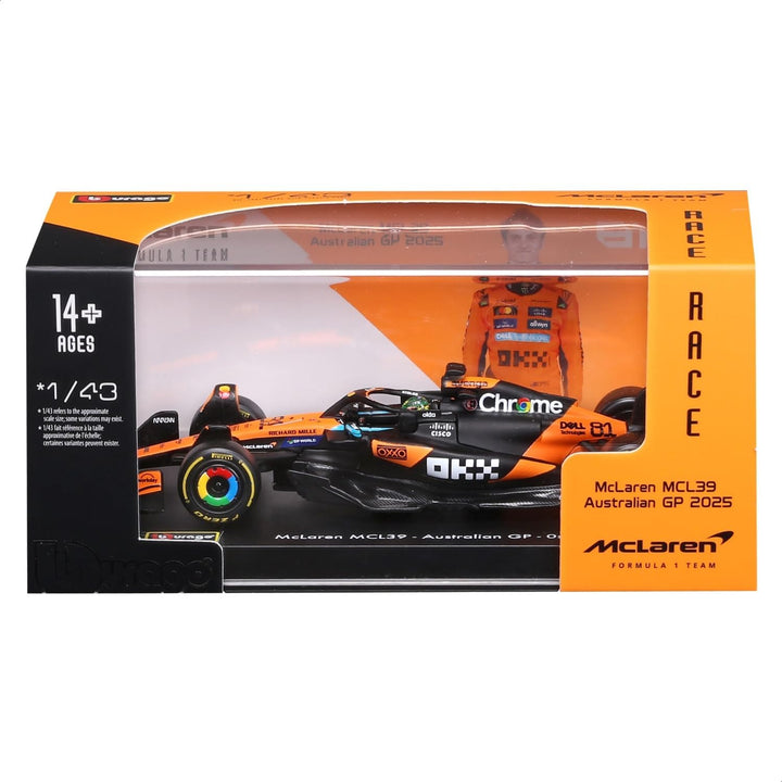 Carro Escalas Race Formula Mclaren Mcl39 Piastri 81