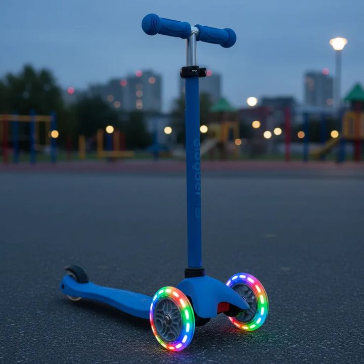 Patineta Infantil Globber Primo Luces Led 3 Ruedas Niños