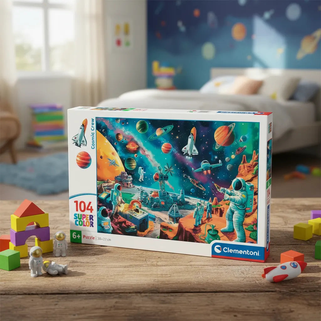 Rompecabezas 104 Piezas Cosmic Crew Clementoni Para Niños