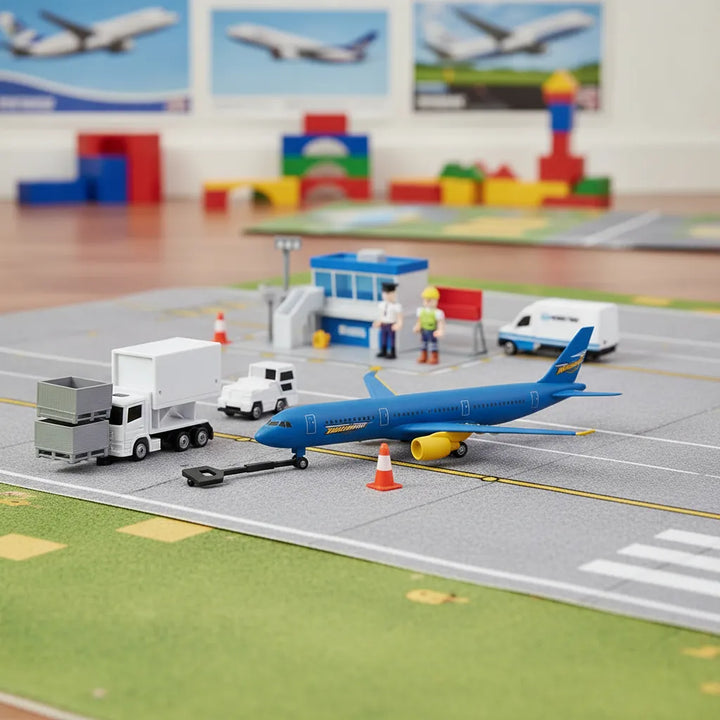 Juego Didáctico Aeropuerto De Aviones Niños