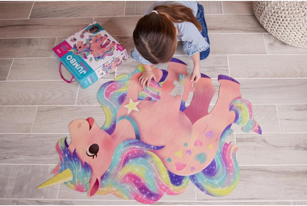 Rompecabezas Jumbo Unicornio 48 Piezas Para Niños