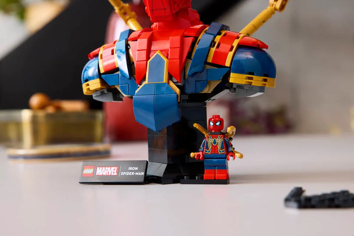 Juego De Construcción Iron Spiderman 379 Piezas Para Niños