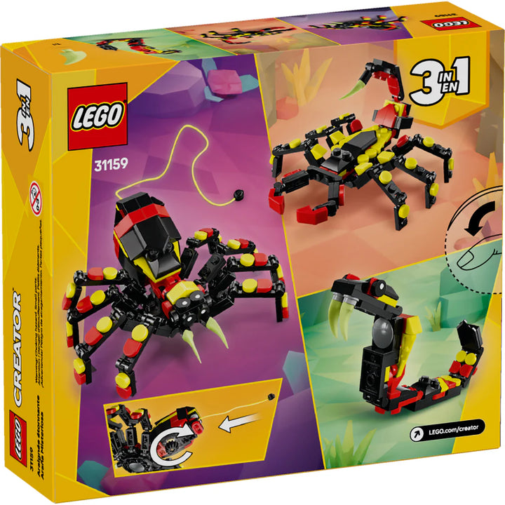 Juego Lego 153 Piezas Araña 3 En 1 Para Niños