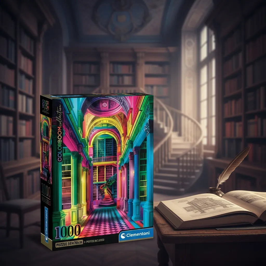 Rompecabezas 1000 Piezas Coolrboom Athenaeum Clementoni