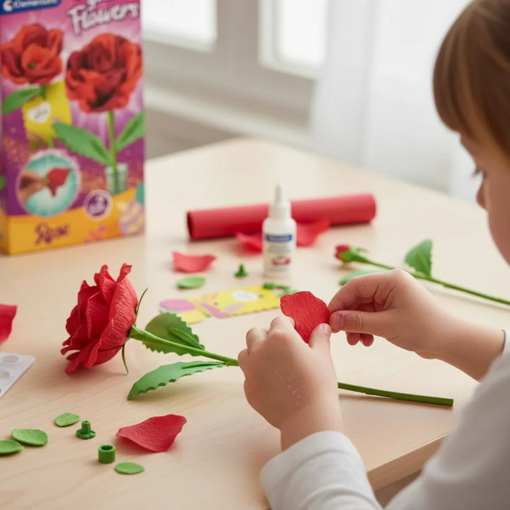 Juego Científico Creativo Flores Rosas Para Niños