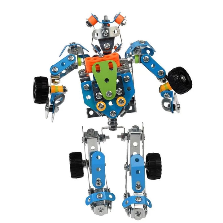 Juego  Construcción 2 En 1 Metalico 356 Piezas Niños