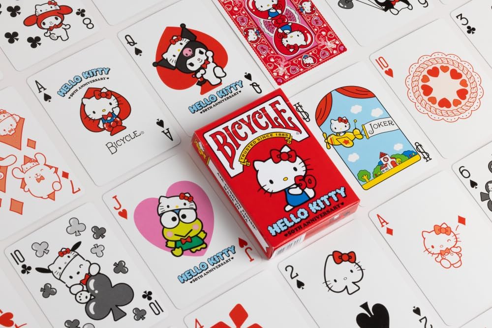 Juego De  póker Coleccionable Hello Kitty