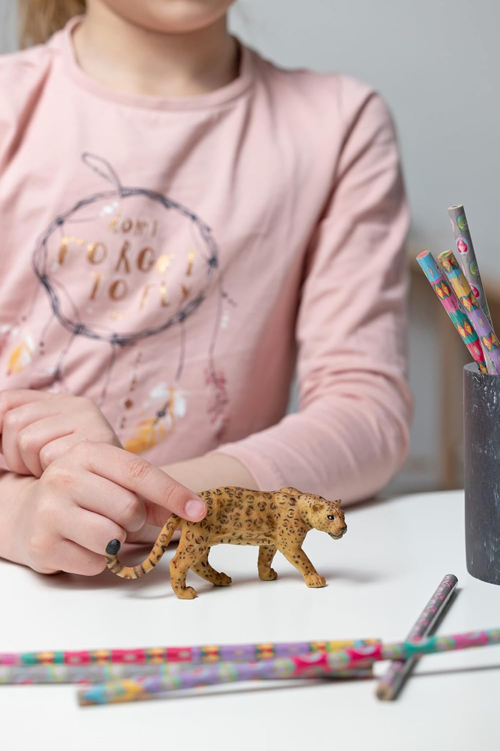 Figura Coleccionable Jaguar Pintada A Mano papo