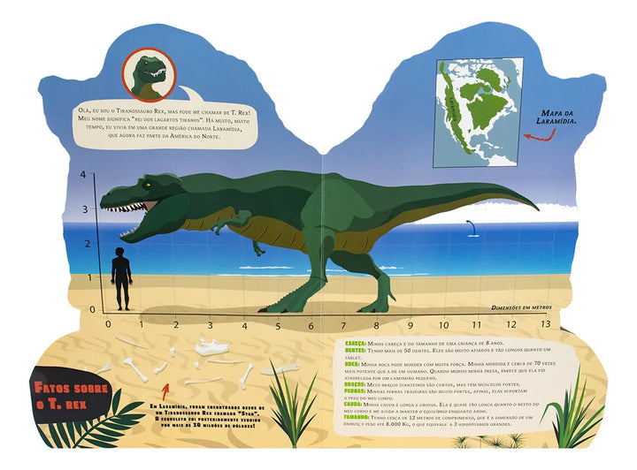 Libro Didáctico Infantil T. Rex Lexus Niños
