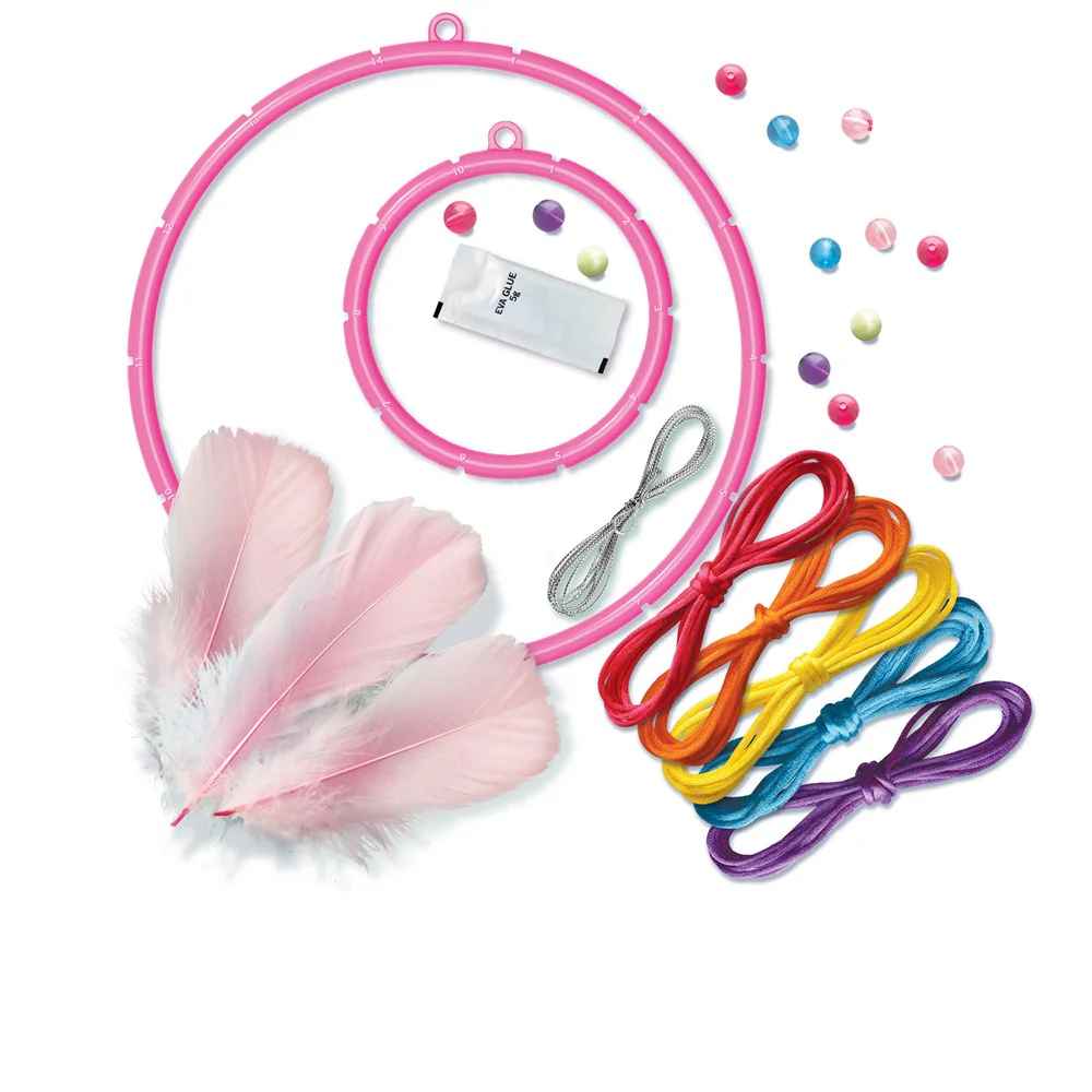 Kit Didáctico Crear  Atrapasueños Colorido Para Niños