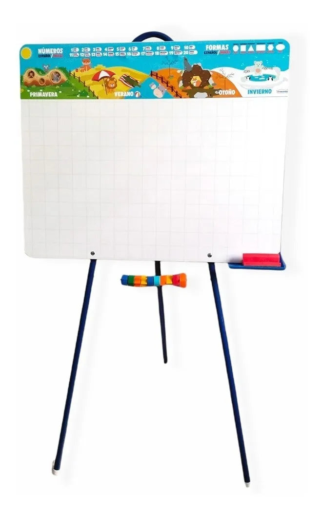 Tablero Acrílico Con Accesorios rojo Niños