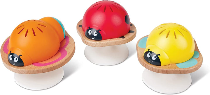 Set Sonajeros Hape En Madera Para Bebés