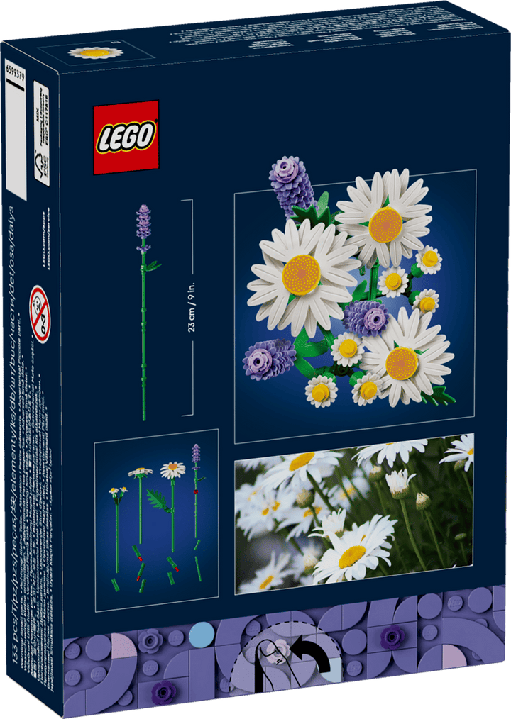 Juego Construcción Lego Original Margaritas 133 Piezas Niños
