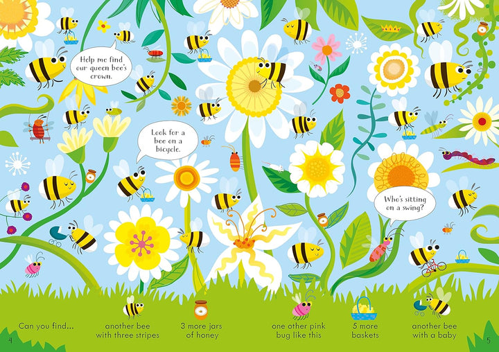 Libro Didáctico Búsqueda Mundo De Insectos Para Niños
