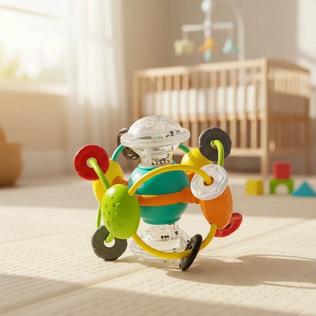 Juego Bebés De Aros Con Sonidos Y Texturas