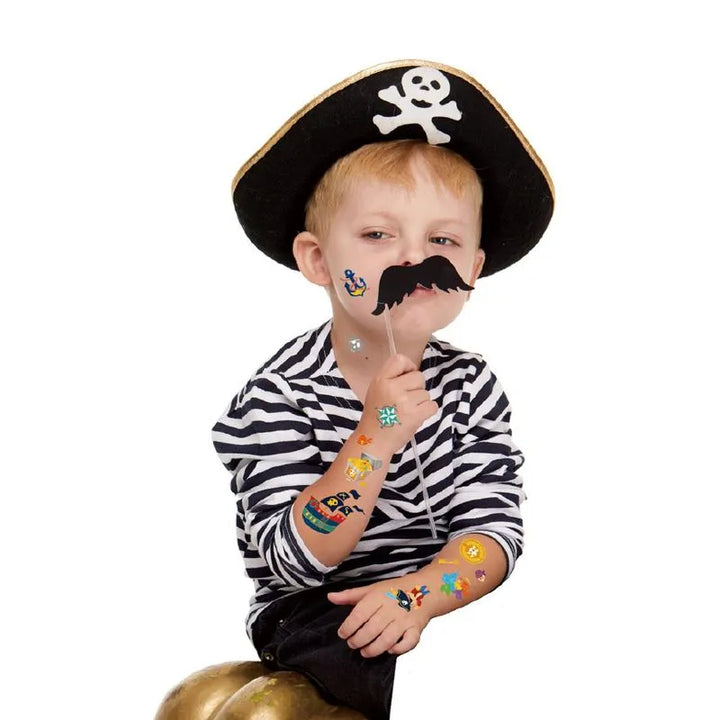 Juego  Stickers Temáticos Pirata Para Niños