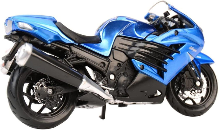 Moto A Escala 1/18 Kawasaki Ninja Azul Maisto