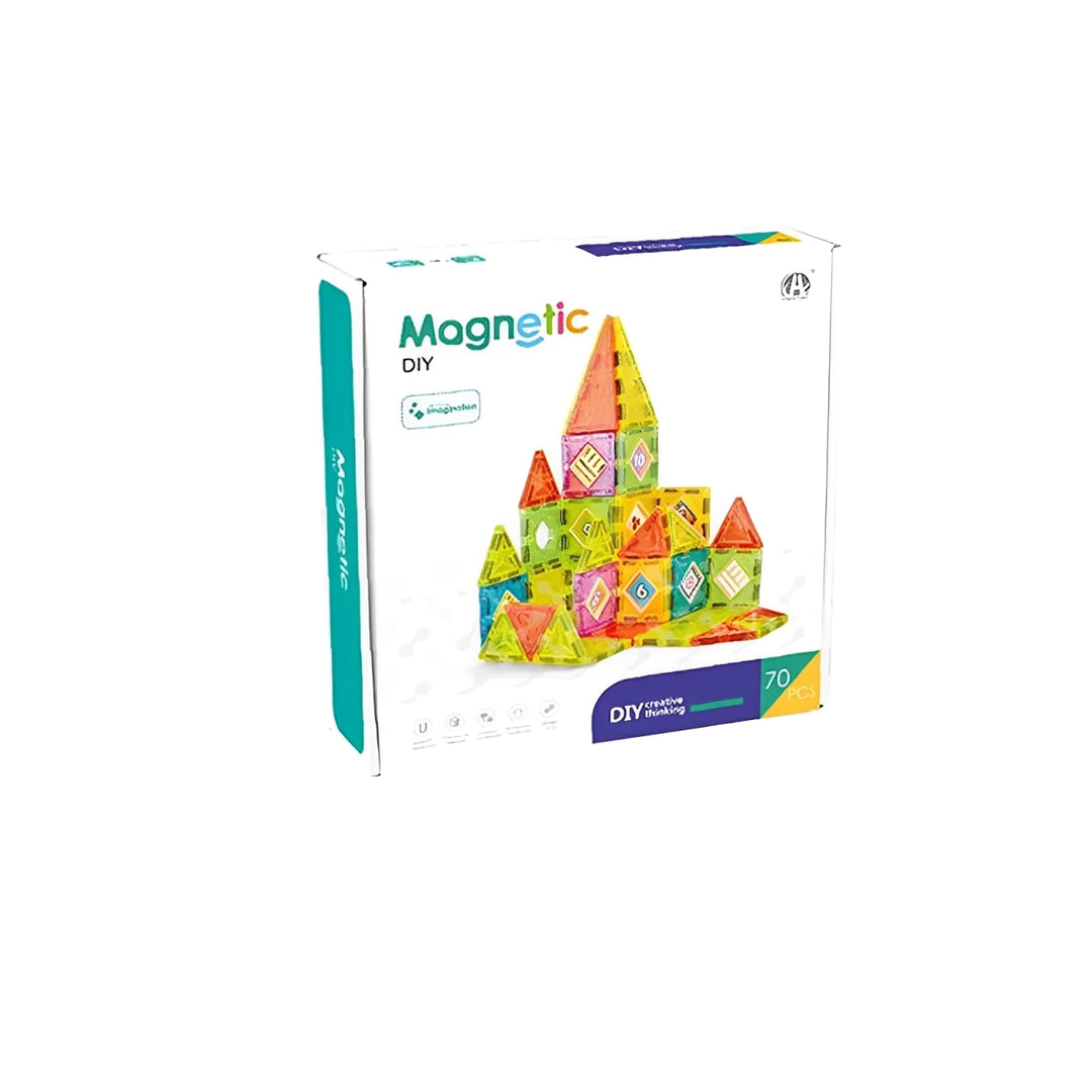 Juego bloques Magnética 70 Piezas Para Niños