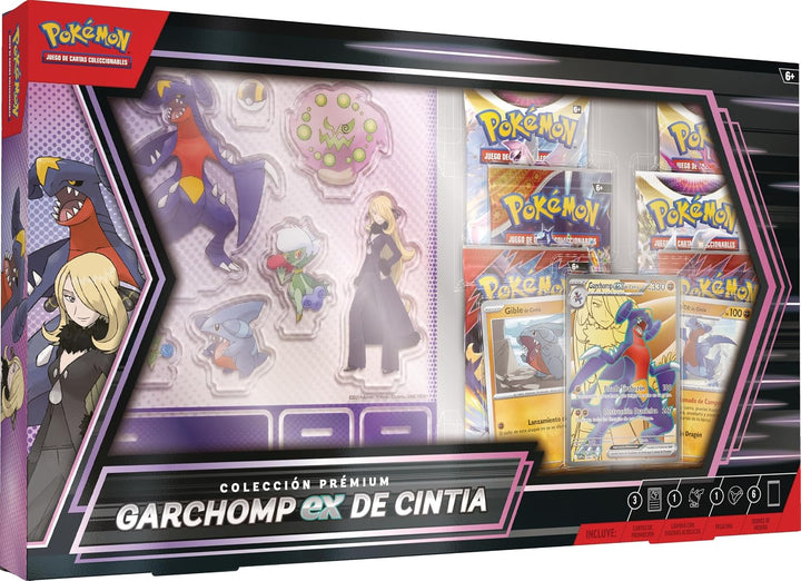 Colección Premium Garchomp Ex De Cynthia