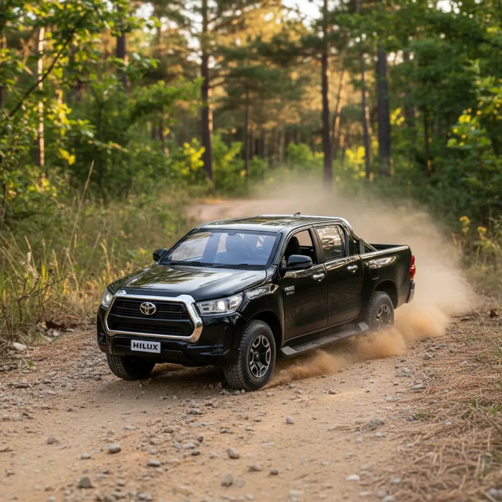 Carro Coleccionable Bburago 1/24 Se Toyota Hilux Negro