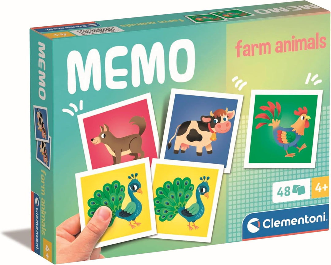 Juego Memoria granja 48 Cartas Para Niños