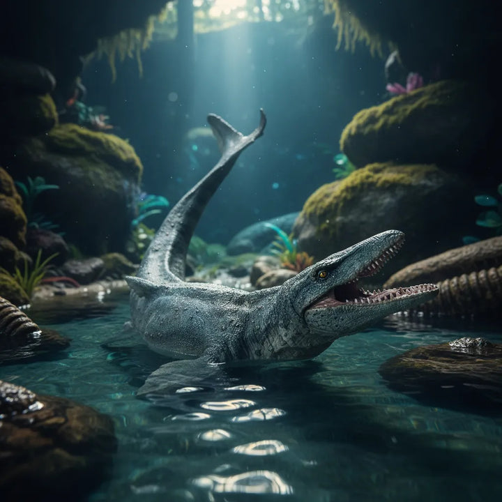 Figura Coleccionable Dinosaurios Mosasaurus Papo