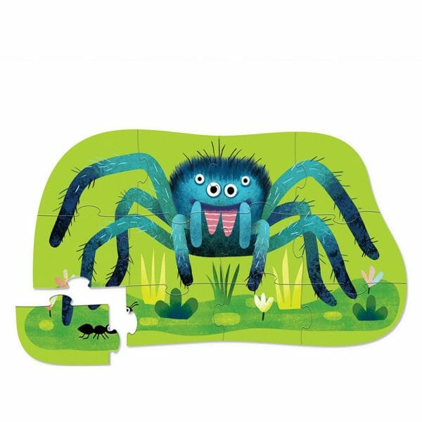 Rompecabezas de araña Divertida 12 Piezas Para Niños