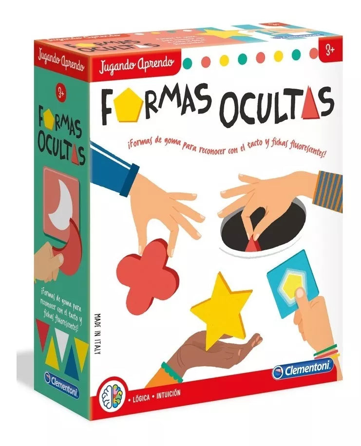 Juego Didáctico Educativo Formas Ocultas  Para Niños