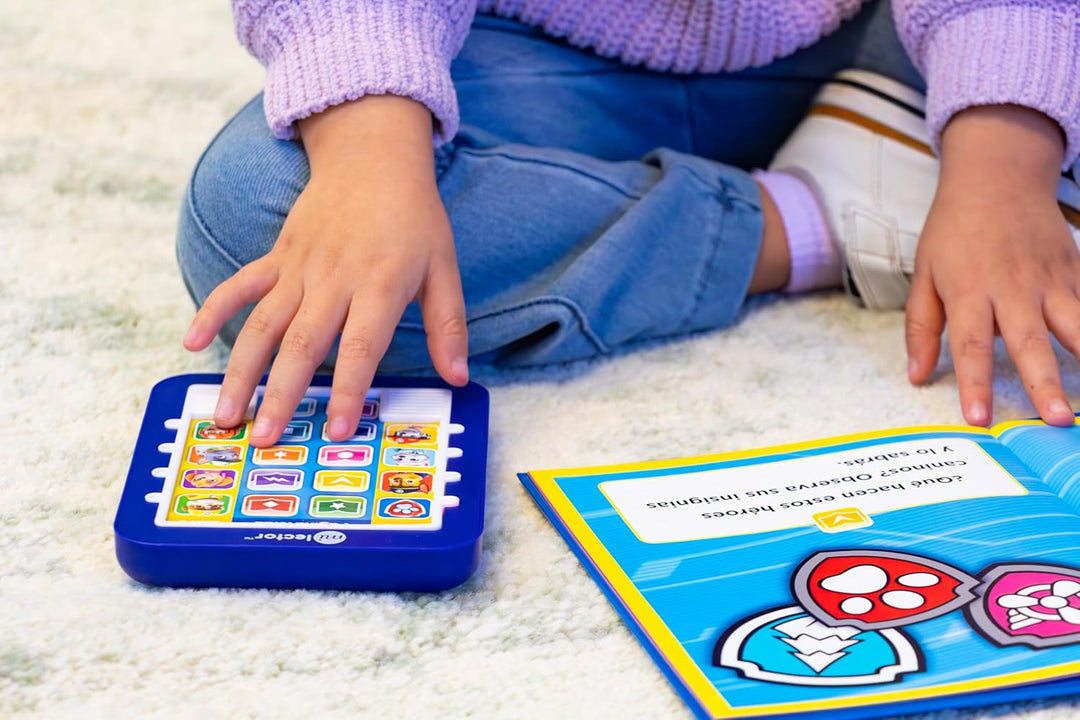 Libro Paw Patrol Lector Electrónico Biblioteca 8 Libros Niños