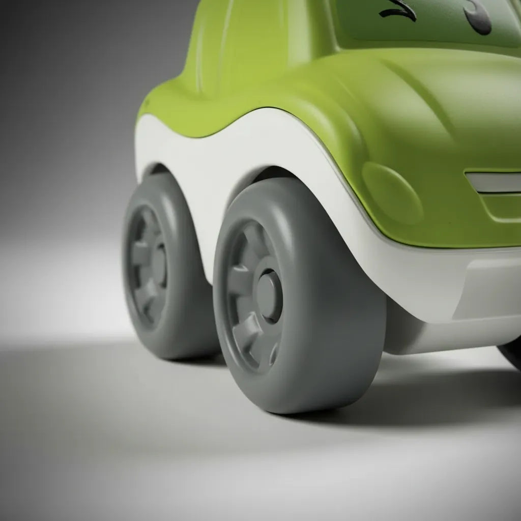 juguete carro giros locos verde para niños