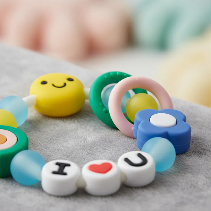 Mordedor Pulsera Sensorial Coloridos Para Bebés