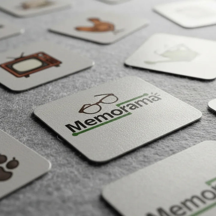 Juego De Mesa Memorama Visual Adultos Mayores