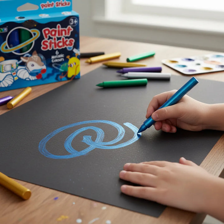 Set Marcadores Lavables metálicos para Niños