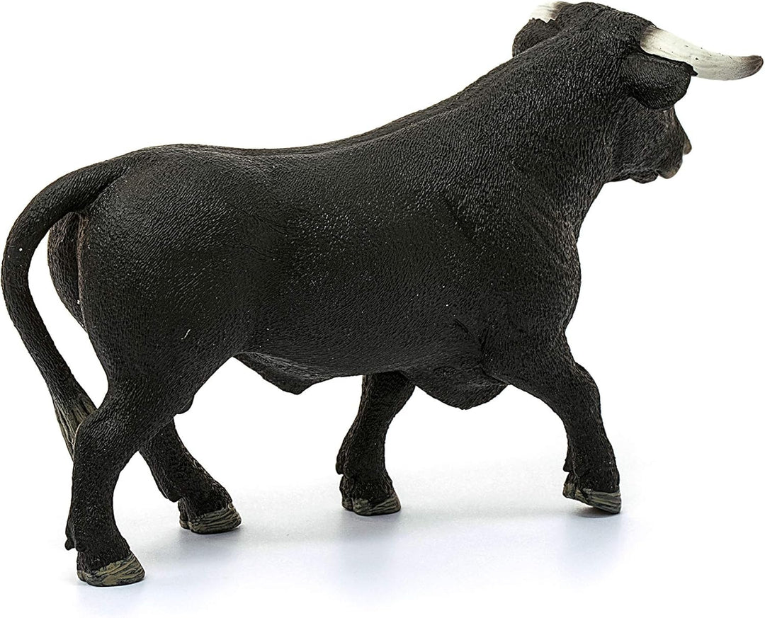 Figura Animales Toro Negro Pintada A Mano Schleich