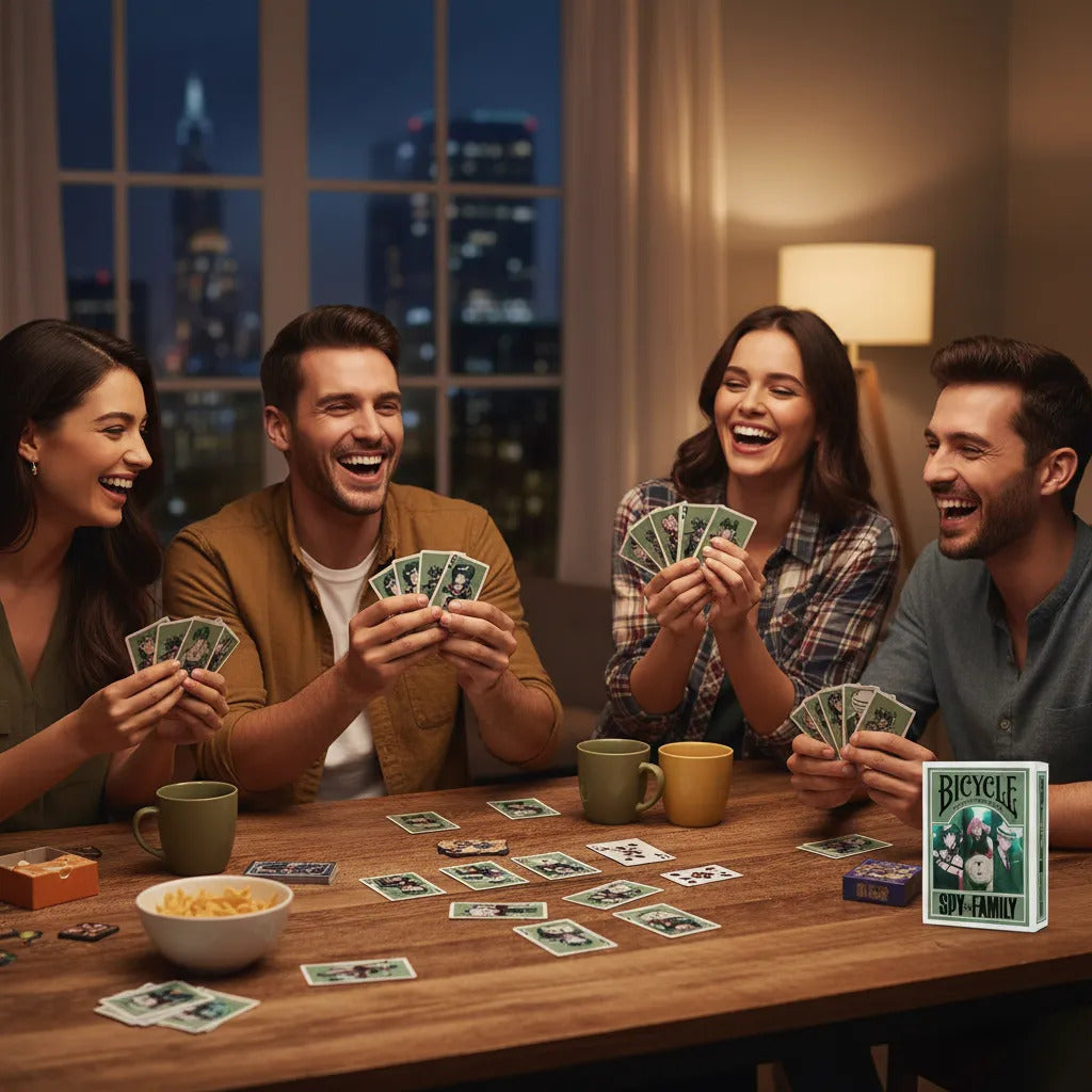 Cartas Bycycle Diseño Spy X Family Para Adultos