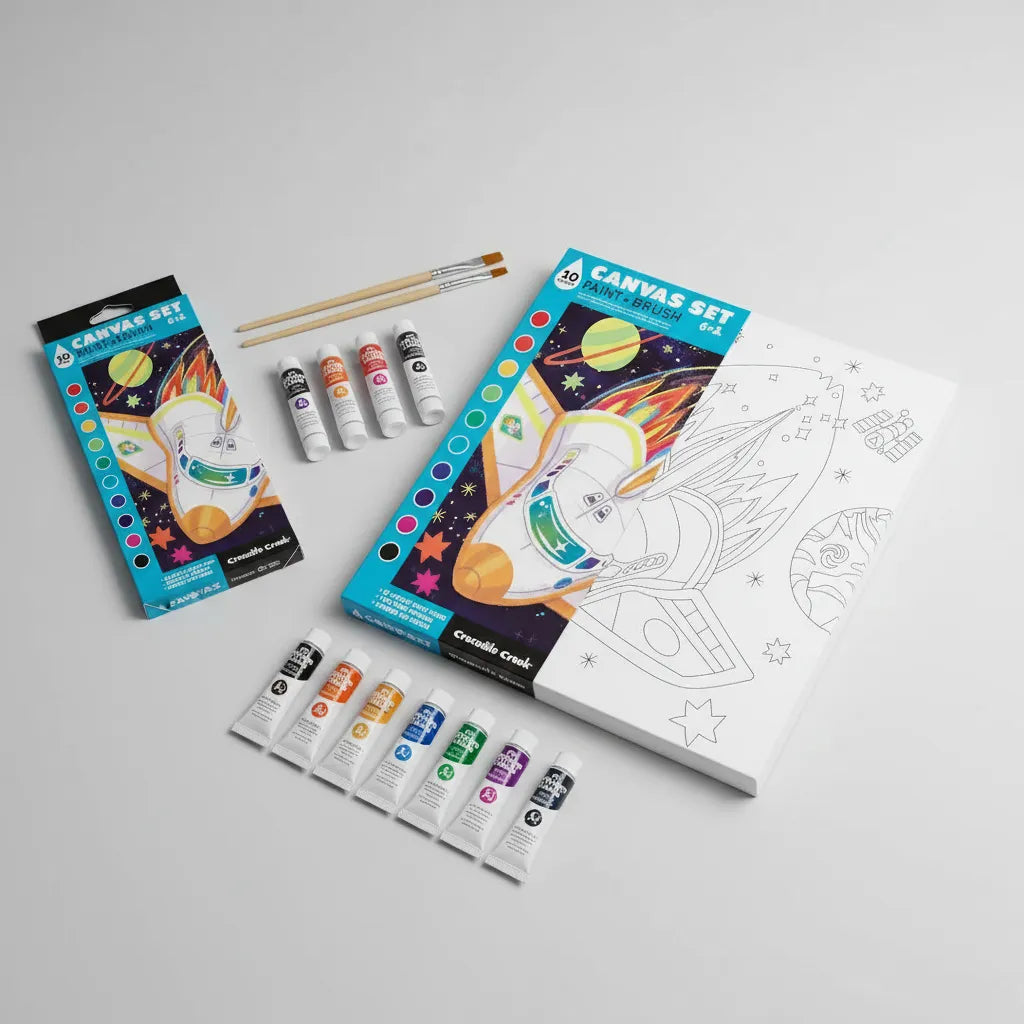 Set De Arte Lienzo Para Pintar El Espacio
