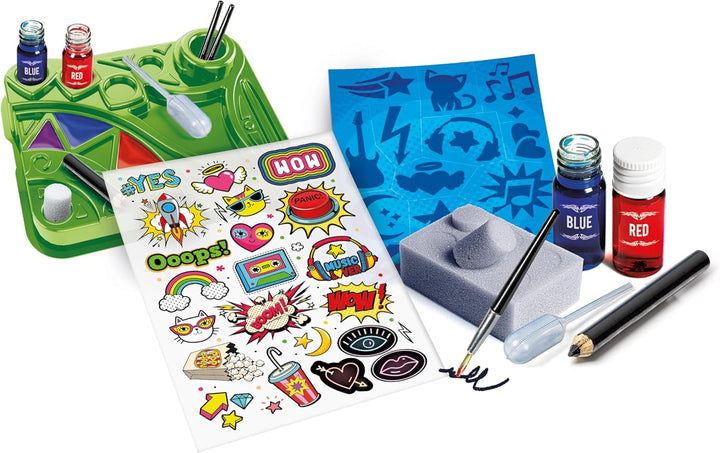 Juego Creativo Pop Tattoo Plantillas Niños