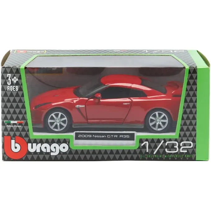 Carro Coleccionable A Escala 1:32 Nissan Gt-r R35 Rojo