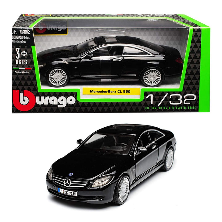 Carro Coleccionable A Escala 1/32 Mercedes-benz Cl550 Negro