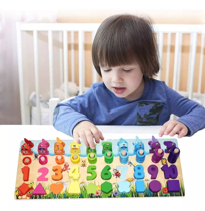 Juego Educativo De Madera Colores Para Niños